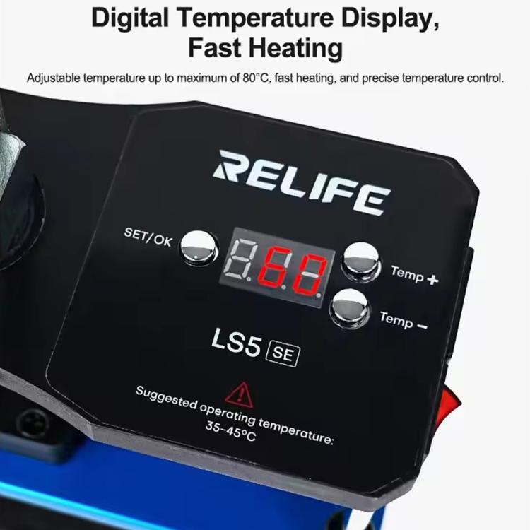 Relife LS5 SE Bidirectional Heating Holding Pressure Platform, EU Plug, US Plug