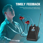 DEBRA ER-102 Wireless Audio Return Monitoring Receiver + Earphones, 1RX