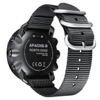 NORTH EDGE APACHE-D Outdoor Waterproof Men Multi-Function Nylon Strap Smart Sports Watch