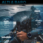 NORTH EDGE APACHE-D Outdoor Waterproof Men Multi-Function Nylon Strap Smart Sports Watch