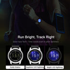 NORTH EDGE APOLLO Outdoor Waterproof Men Multi-Function Silicone Strap Smart Sports Watch
