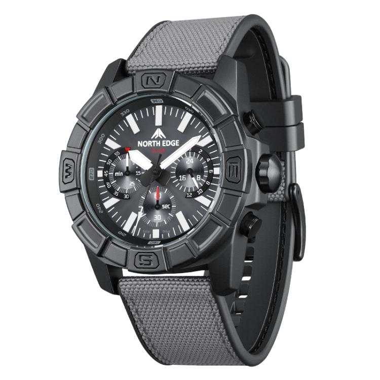 NORTH EDGE BLAZE Outdoor Waterproof Men Solar Charging Smart Sports Watch