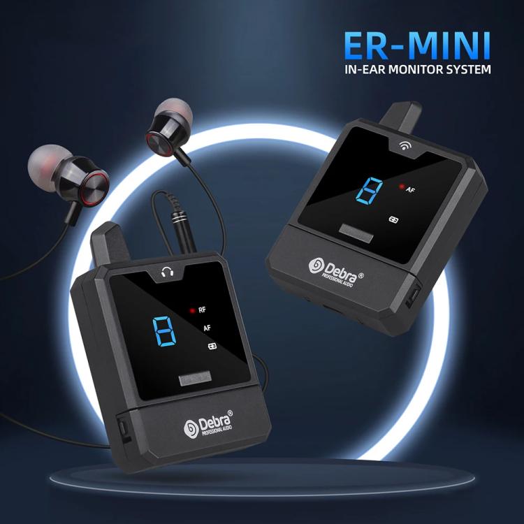DEBRA ER-mini Portable Wireless Monitor System Transmitter & Receiver, ER-mini