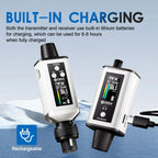 DEBRA EMX-1 XLR Adapter Portable Wireless Monitor System Transmitter & Receiver, TX & RX
