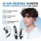 DEBRA EMX-1 Portable Wireless Monitor System Receiver + Earphones, RX & Earphones