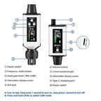 DEBRA EMX-1 Portable Wireless Monitor System Receiver + Earphones, RX & Earphones