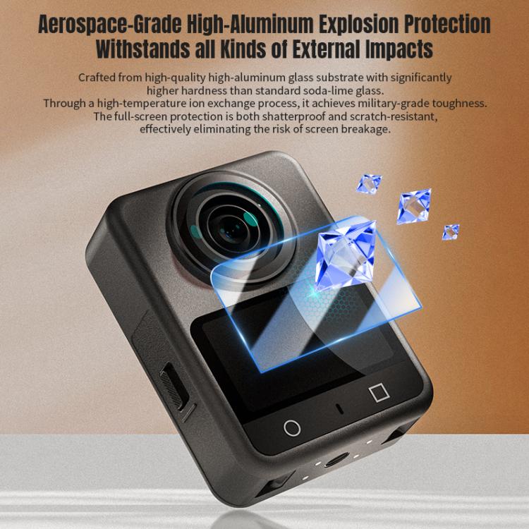 STARTRC AR HD Explosion-proof Tempered Glass Film, For DJI Osmo 360 1pc