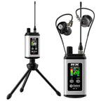 DEBRA EST-12 Portable Stereo Wireless Monitor System Transmitter & Receiver, EST-12