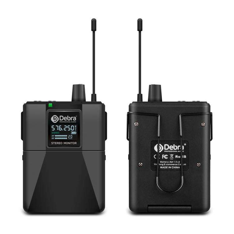 DEBRA ST-202 Professional Stage Wireless Audio Return Monitoring System with Two Receivers, ST-202