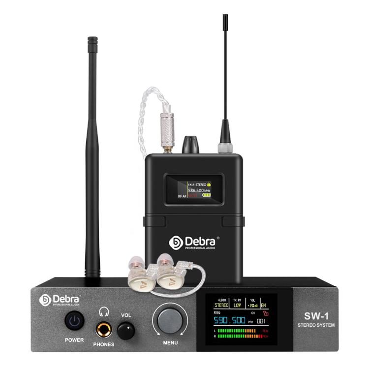 DEBRA SW-1 Professional Stage Wireless Stereo Monitor System with One Receivers, SW-1
