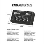 DEBRA M094 4-Channels Audio Mixer Musical Instrument Live Streaming Reverb, US Plug, EU Plug, AU Plug, UK Plug