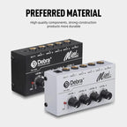 DEBRA M094 4-Channels Audio Mixer Musical Instrument Live Streaming Reverb, US Plug, EU Plug, AU Plug, UK Plug