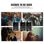 DEBRA DV-01 Wireless Lavalier Microphone TX & RX Outdoor Interview Live Broadcast, DV-01