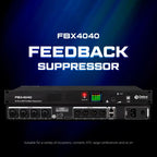 DEBRA FBX4040 DSP Feedback Suppressor Microphone Anti-howling Audio Processor, US Plug, EU Plug, AU Plug, UK Plug