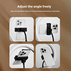 8 inch Striped Selfie Live Streaming Photography Lazy Stand LED Ring Fill Light Set, 8 inch
