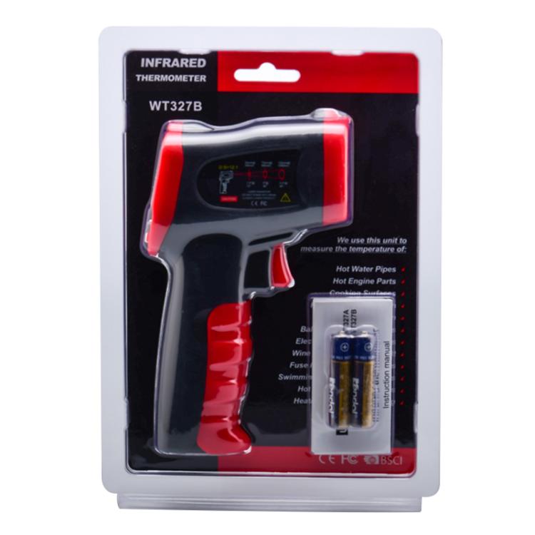 Wintact WT327B portable infrared thermometer, measuring range: -50 to 600 degrees Celsius, WT327B