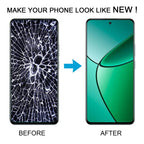 OLED LCD Screen Digitizer Full Assembly with Frame, For Realme 12+ 5G RMX3867, For Realme 11 4G RMX3636
