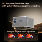 WOWOTO WWT-BL06E Android 9.0 4.45 inch LCD Display 1920x1080P 1000ANSI Smart Projector, WWT-BL06E