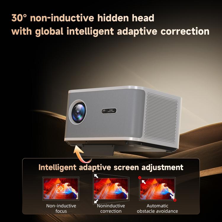 WOWOTO WWT-BL06E Android 9.0 4.45 inch LCD Display 1920x1080P 1000ANSI Smart Projector, WWT-BL06E