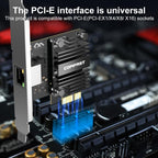 COMFAST CF-P50 Driver-free Gigabit Network Card Built-in PCI-E Ethernet LAN Adapter For Desktop Computers, CF-P50