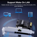 COMFAST CF-P50 Driver-free Gigabit Network Card Built-in PCI-E Ethernet LAN Adapter For Desktop Computers, CF-P50