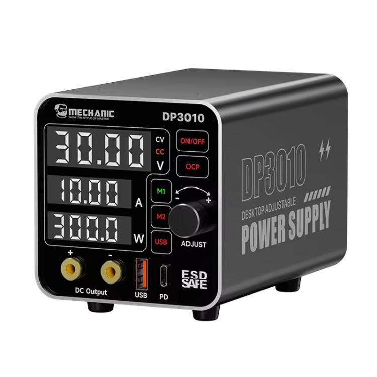 Mechanic DP3010 30V / 10A High Power Wide Voltage Mini Multi-functional Power Supply, EU Plug