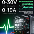 Mechanic DP3010 30V / 10A High Power Wide Voltage Mini Multi-functional Power Supply, EU Plug