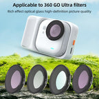 For Insta360 GO Ultra JSR LH Series Lens Filter, UV, CPL, ND8, ND16, ND32, ND64, ND8PL, ND16PL, ND32PL, ND64PL, NIGHT, STAR, Streak Drawing Blue, Streak Drawing Gold, 3 in 1 ND8/16/32, 4 in 1 CPL ND8/16/32, 4 in 1 ND8/16/32/64, 4 in 1 ND8-64PL         ...