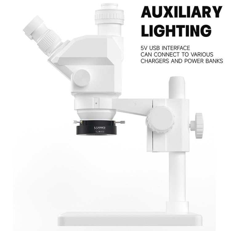 Luowei LS03 High Lumen 72LED Microscope Ring Light Source, Luowei LS03