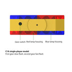 C1A Solar Double Sided LED Strobe Road Warning Light, C1A