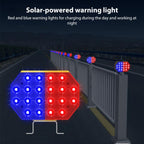 C1A Solar Double Sided LED Strobe Road Warning Light, C1A
