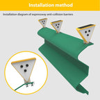 C2A Solar Flash LED Strobe Warning Light, C2A(White Light), C2A(Yellow Light)