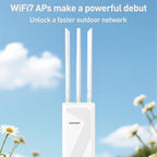 COMFAST CF-EW87 3600Mbps Dual-Band WiFi7 Outdoor Wireless AP, AU Plug, EU Plug, US Plug, UK Plug