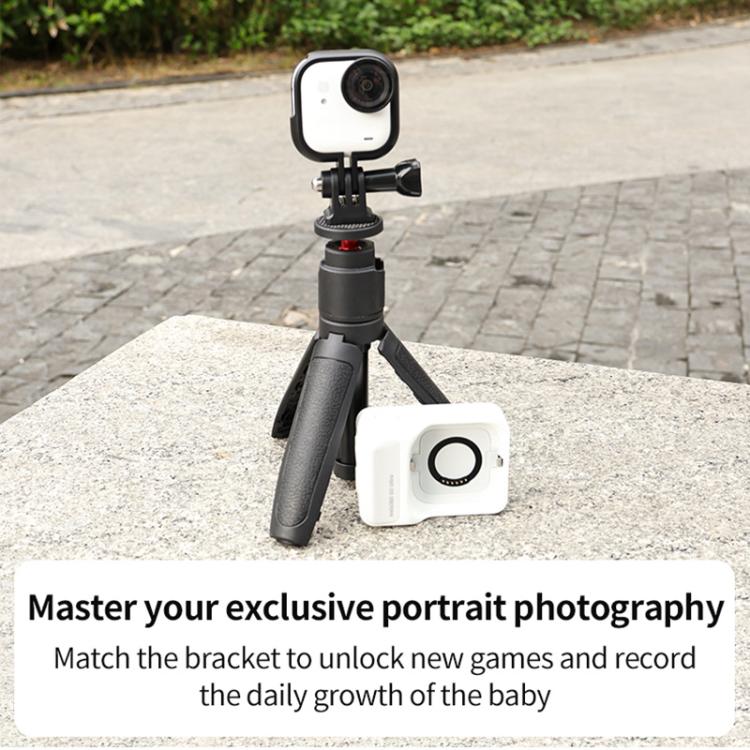 For Insta360 GO Ultra JSR LH Series 10X Macro Lens, Single Filter, With Hat Clip, With Frame + Hat Clip, With Frame + Selfie Stick