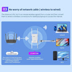 COMFAST CF-WR773BE 3570Mbps WiFi7 Signal Extender Dual Band Gigabit Wireless Repeater, EU Plug, US Plug, UK Plug, AU Plug