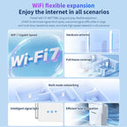 COMFAST CF-WR773BE 3570Mbps WiFi7 Signal Extender Dual Band Gigabit Wireless Repeater, EU Plug, US Plug, UK Plug, AU Plug