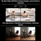 Original Xiaomi Smart Camera 4 4K Dual-band Wi-Fi 6 8MP HDR AI Tracking Night Vision Two-Way Audio Home Security Baby Monitor Pet Camera, Xiaomi Smart Camera 4 4K