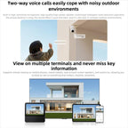 Original Xiaomi Outdoor Camera 4C 3K Full Color Night Vision 5MP IP66 Human Tracking Sound And Light Warning Voice Call Camera, Xiaomi Outdoor Camera 4C 3K