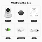 SriHome SH064 8MP HD Two-way Video Mini Camera Supports Night Vision, SH064