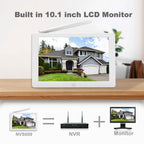 SriHome NVS009-IPC037 2MP 4-CH NVR WiFi IP Camera Kit, EU Plug, US Plug, UK Plug, AU Plug