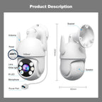 SriHome NVS009-IPC059 5MP 4-CH NVR WiFi IP Camera Kit, EU Plug, US Plug, UK Plug, AU Plug