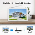 SriHome NVS009-IPC059 5MP 4-CH NVR WiFi IP Camera Kit, EU Plug, US Plug, UK Plug, AU Plug
