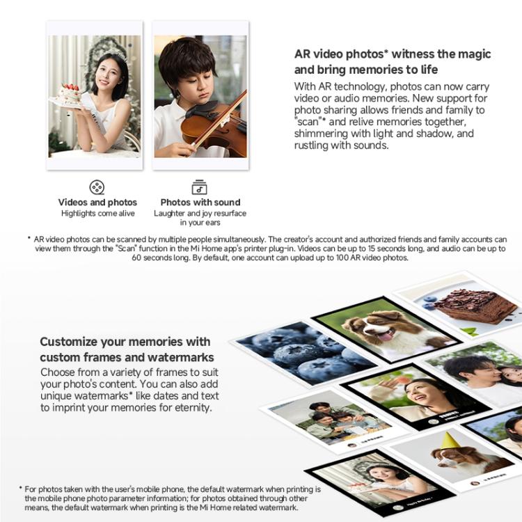 Original Xiaomi Mijia Pocket Photo Printer Pro, Xiaomi Mijia Pocket Photo Printer Pro