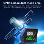 G21 Car HD Display GPS Speedometer Car OBD Meter Display Head-Up Display with Suction Cup Holder, G21