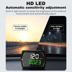 G21 Car HD Display GPS Speedometer Car OBD Meter Display Head-Up Display with Suction Cup Holder, G21