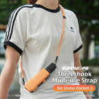 Sunnylife Neck Crossbody Strap Hanging Sling Hands-free Anti-fall Rope 1/4 Screw Neck Lanyard Shoulder Strap, For DJI OSMO Pocket 3