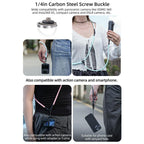 Sunnylife Neck Crossbody Strap Hanging Sling Hands-free Anti-fall Rope 1/4 Screw Neck Lanyard Shoulder Strap, For DJI OSMO Pocket 3