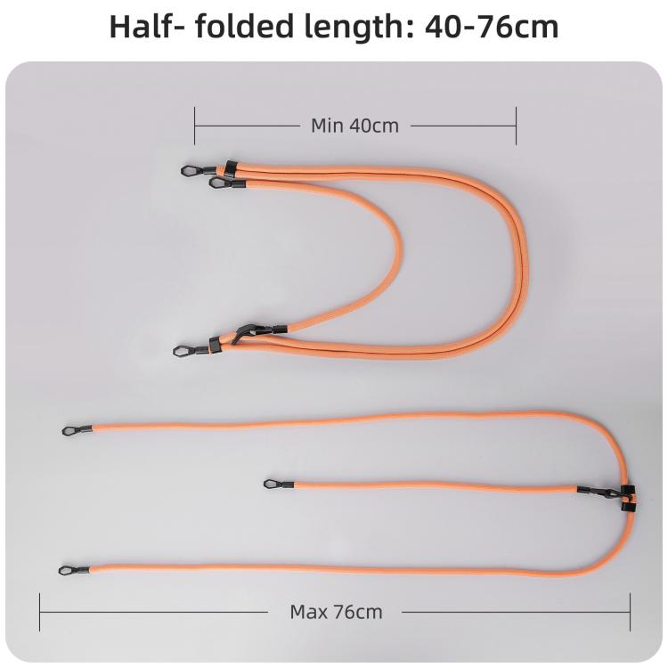 Sunnylife Neck Crossbody Strap Hanging Sling Hands-free Anti-fall Rope 1/4 Screw Neck Lanyard Shoulder Strap, For DJI OSMO Pocket 3