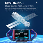 P26 Car HUD Head-Up Display Multi-function LCD OBD Smart Gauge Slope Meter Accelerometer, P26