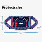 P26 Car HUD Head-Up Display Multi-function LCD OBD Smart Gauge Slope Meter Accelerometer, P26